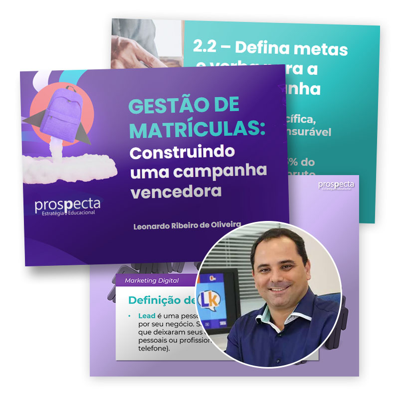 Palestra Gestão De Matrículas Prospecta Educacional 2853